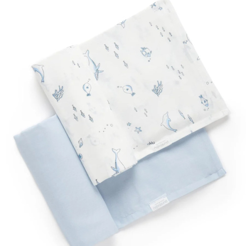 2 Pack Nautical Muslin Wrap