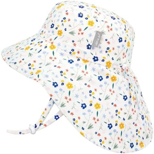 JAN & JUL Girls' Grow-with-Me Cotton Xplorer Sun Hat with Large Brim