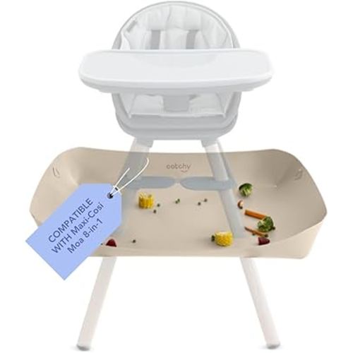 CATCHY - Food Catcher - Compatible with Maxi-COSI Moa 8-in-1 High Chair + 11 Other High Chairs - Highchair Sold Separately - Baby & Toddler Food & Mess Catcher - Under High Chair Accessory