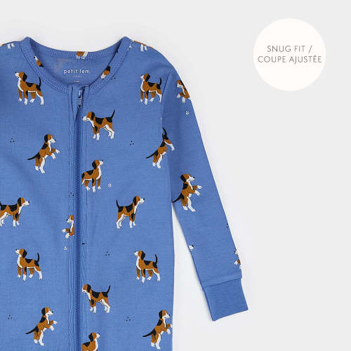 Playful Pups Print on Riviera Convertible Sleeper