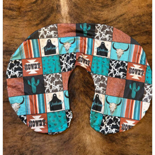 Howdy baby boppy pillow cover – Six shooter boutique