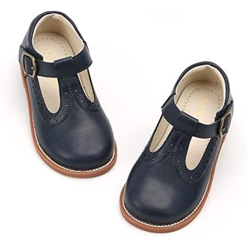 Toddler Girl Mary Jane Dress Shoes-Little Girl School Uniform Shoes for Wedding Party