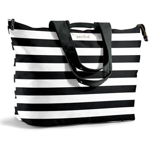Fit & Fresh All The Things XL Tote Bag for Women, Beach Bag & Weekender