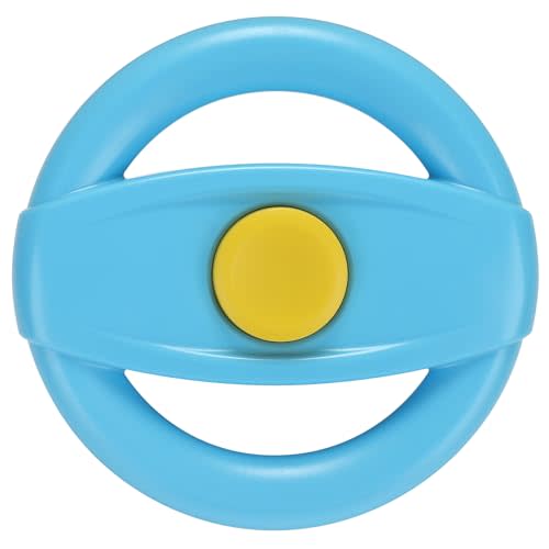 Accmor Stroller Steering Wheel Toy, Pretend Driving Simulated Steering Wheel for Stroller Shopping Carts Universal Detachable Funny Toy Attachment Accessories
