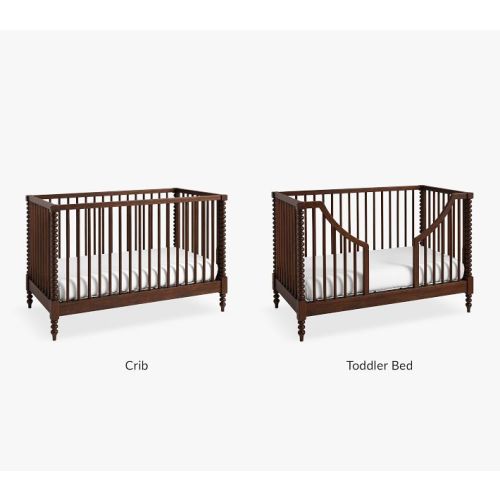 Chris Loves Julia Turned Wood Convertible Crib
