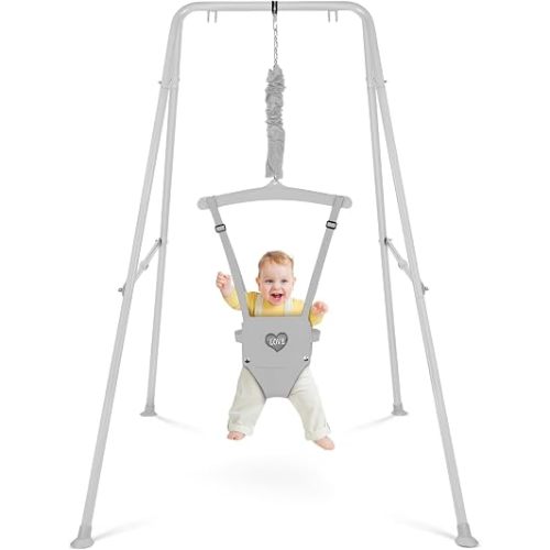 Baby Jumper with Stand, Infant Jumper for Indoor/Outdoor Play