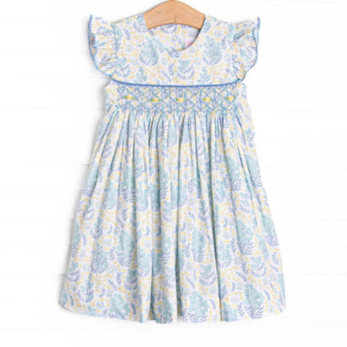 Splashing Sundrops Smocked Dress, Yellow – Stitchy Fish