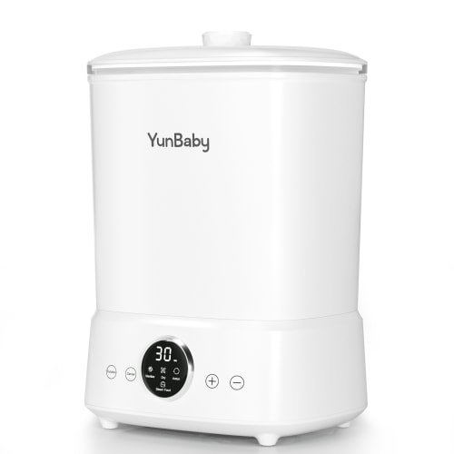 YunBaby Baby Bottle Sterilizer & Dryer, Large 2-Tier Capacity, Fits Bottles/Pacifiers/Pump Parts, LED Touch, Baby Essentials