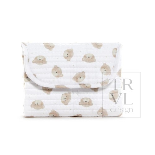 TRVL Quilted Changing Mat - Teddy Bear