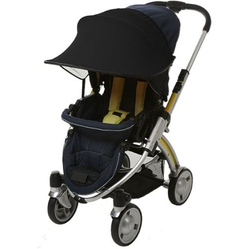 Manito Sun Shade for Strollers and Car Seats (Black) UPF 50+