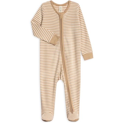 Colored Organics Baby Zip-Up Footed Sleeper with 2-Way Zipper - Organic Cotton Pajamas