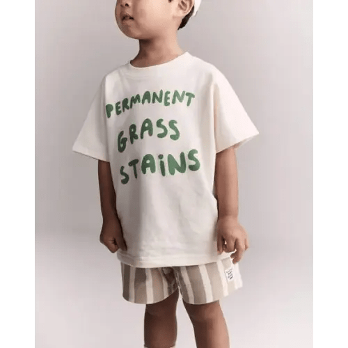 Toddler 'Permanent Grass Stains' Dolman Tee - Cream - Otter Avenue | Carter's