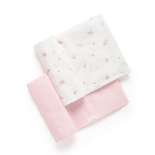 Girls' 2 Pack Muslin Wrap - Baby