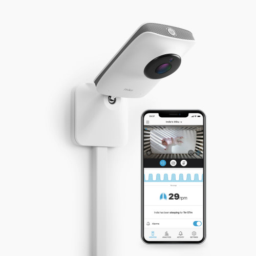 Miku Miku Smart Baby Monitor with Breathing and Movement