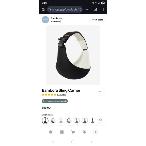Bambora Bambora Sling Carrier - Shop