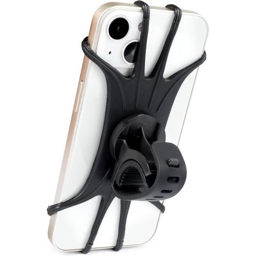 Hoovy Stroller Phone Mount | Silicone Stroller Phone Holder | Cell Phone Holder for Strollers, Shopping Carts, or Handlebars | Phone Holder Mount for Strollers