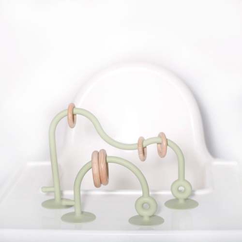Silicone Suction Teething Toy - Green