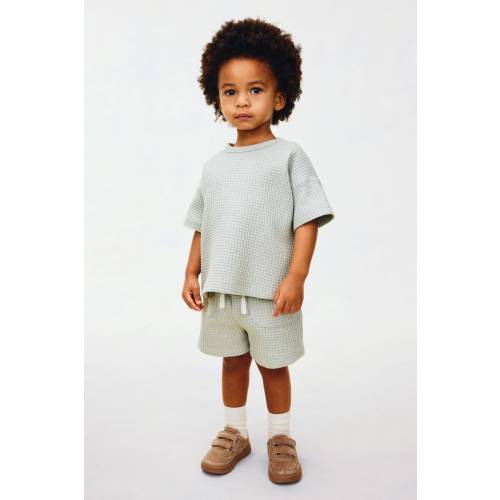 2-PIECE WAFFLED COTTON SET