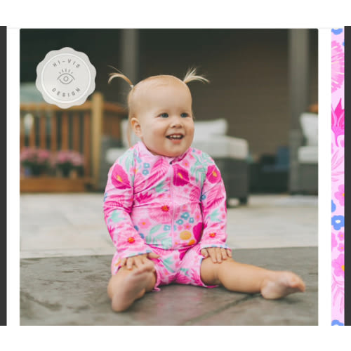 Shorty Sunsuit - Hibis-Kissed