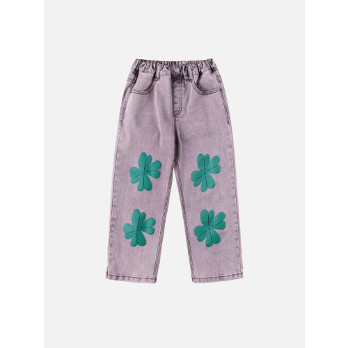 LUCKY CLOVER DENIM PANTS