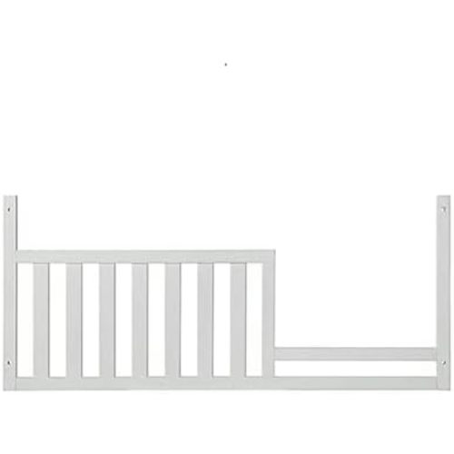 Toddler Bed Safety Guard Rail for Oxford Crib (Oyster White, Option 1)