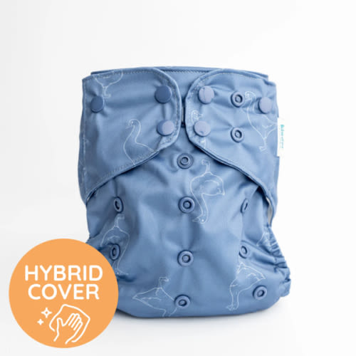 Color: Cheeky Geese • Essentials Hybrid Wipeable Diaper Cover