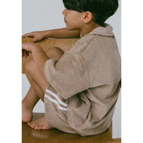 Racer Terry Shorts- Sand – Fostered Collection