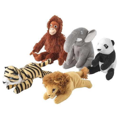 DJUNGELSKOG Soft toy - assorted designs