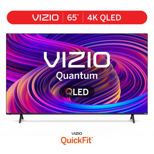"VIZIO 65"" Class 4K QLED HDR Smart TV with Quantum Color & Enhanced Dolby Vision, M65Q6-L4"