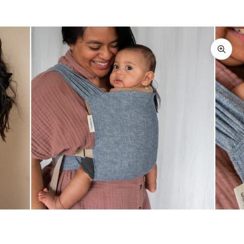 Indigo Sprout Newborn Carrier | Classic Solid Design | hope&plum