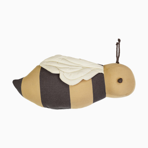 Lorena Canals Cushion Buzzy Bee - Black, 15" X 1' 2"