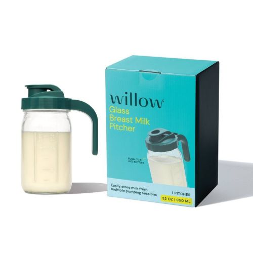 WILLOW Glass Breast Milk Pitcher
