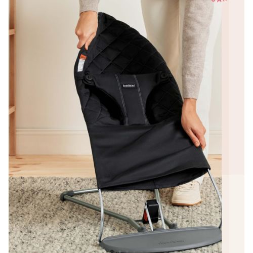 BabyBjörn Extra Fabric Seat for Bouncer Bliss - Black