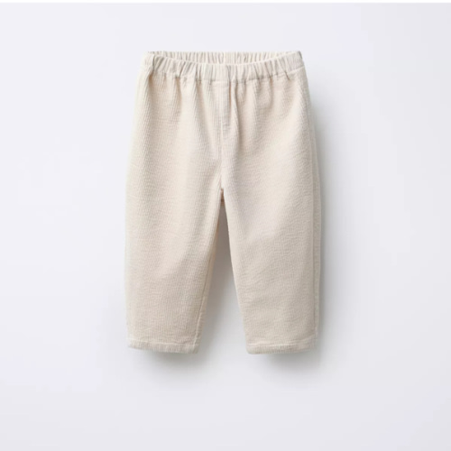 BAGGY CORDUROY PANTS - Ecru | ZARA United States