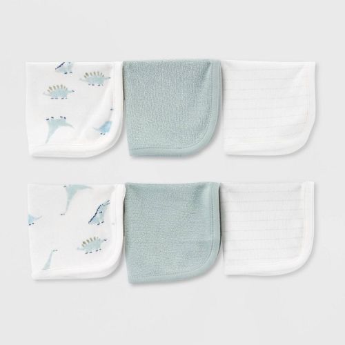 Carter's Just One You® Baby Boys' Dino Bath Towel - Sage Green