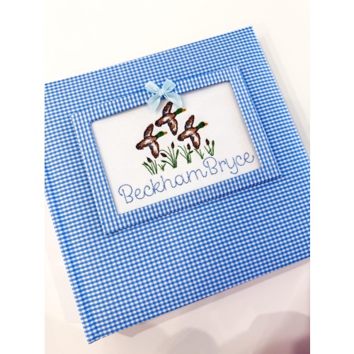 Monogrammed Heirloom Baby Photo Album