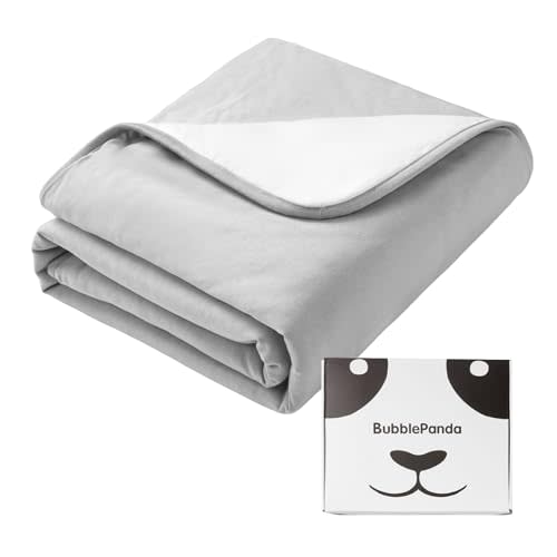 BubblePanda Rayon Made from Bamboo Baby Blanket for Boys Girls Neutral Soft Crib Blanket Toddler Quilt Comforter Newborn Nursery 30 x 40 Inch Gray