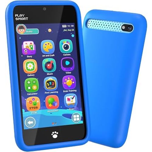 MOMILLA Kids Toys Smart Phone, 3.97" Kids Phone, 220+ Games Toddler Toy