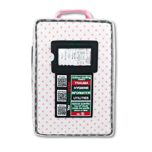 SURVIVAL Family First Aid KIT (Pink Polka)