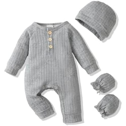 Newborn Baby Boy Clothes Infant Baby Rompers Boy Cute Newborn Boy Outfits 3PCS Romper Jumpsuit For Baby Boys