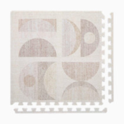 House of Noa Little Nomad Play Mat l Luna - Sandstone, 6X8