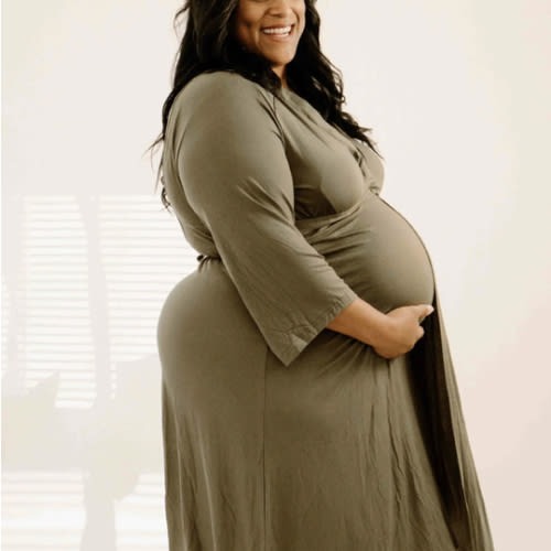 Lila Labor & Postpartum Gown in Sage