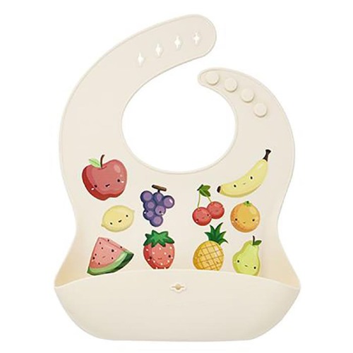 Silicone Printed Food Bib