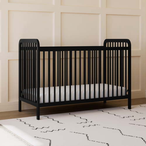 Storkcraft Pasadena 3-in-1 Convertible Baby Crib, Black