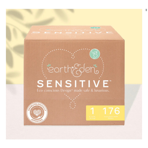 Earth & Eden Baby Diapers, Size 1, 176 Count – Earth & Eden Brand