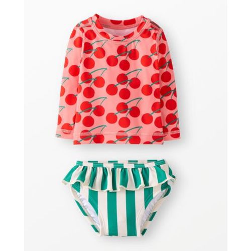 Baby Rashguard & Skirted Bikini Bottom Set