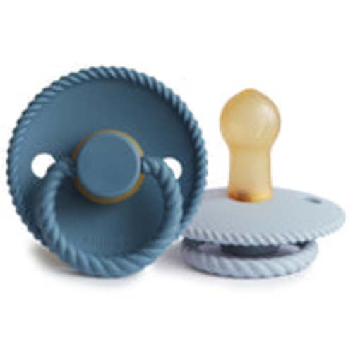 FRIGG Rope Natural Rubber Pacifier 2-Pack – Mushie