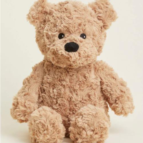 Brown Curly Bear Warmies | Microwavable Brown Curly Bear Warmies Stuffed Animal | Warmies USA