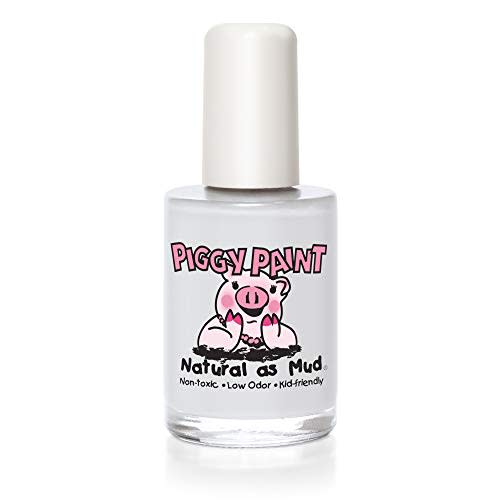 PIGGY PAINT 100% Non-toxic Girls Nail Polish - Safe, Chemical Free Low Odor for Kids, Snow Bunny's Perfect | Non-Toxic Polish for Little Girls, Toddlers, & Kids, Water Based Formula, Safe, Cruelty Free, Durable Finish