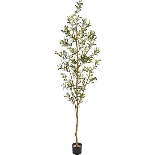 Nearly Natural 82” Olive Artificial Silk Trees Green